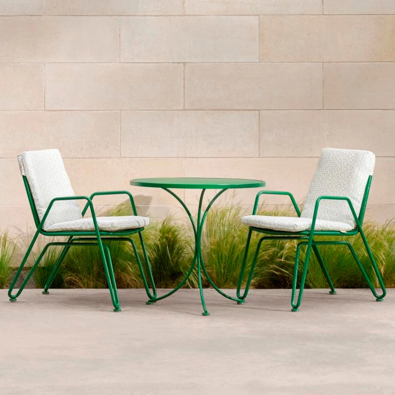 Woodard Wrought Iron Turner Dining Bistro Set 2 Woodard Wrought Iron Turner Dining Bistro Set - Image 2