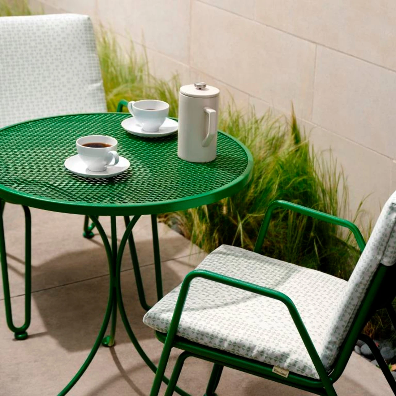 Woodard Wrought Iron Turner Dining Bistro Set 3 Woodard Wrought Iron Turner Dining Bistro Set - Image 3