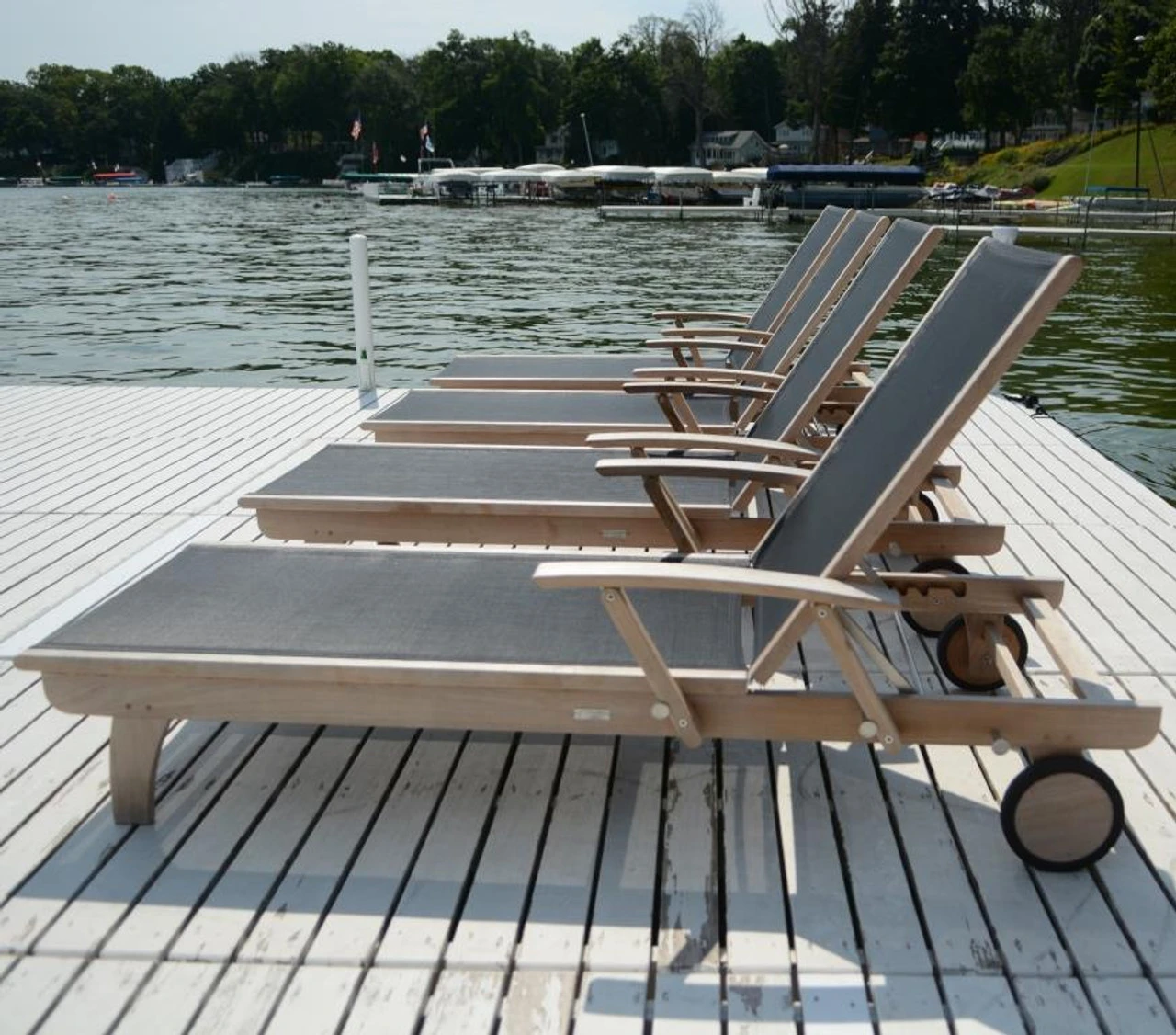 Three Birds Riviera Teak Lounger 3 Three Birds Riviera Teak Lounger - Image 3