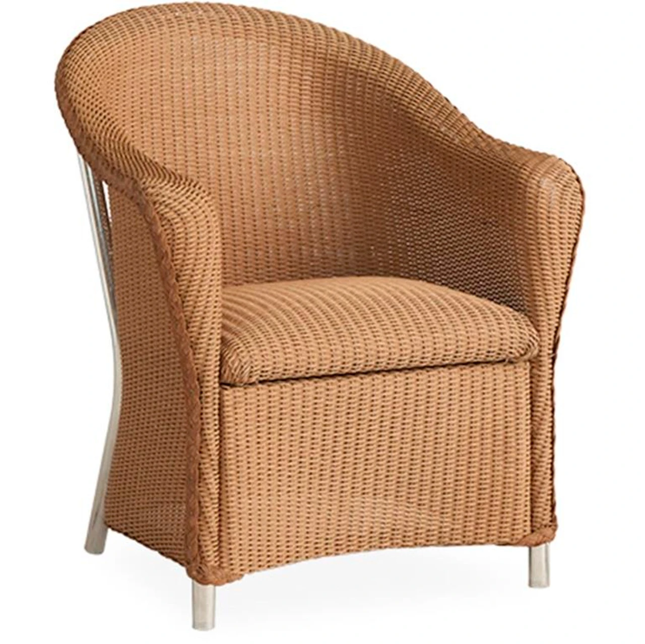 Lloyd Flanders Loom Reflections 8 Seat Wicker & Teak Dining Set 3 Lloyd Flanders Loom Reflections 8 Seat Wicker & Teak Dining Set - Image 3