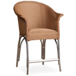 Lloyd Flanders Loom All Seasons Padded Seat Balcony Stool -Patio Furniture Store 124307A edited 19840.1699992184