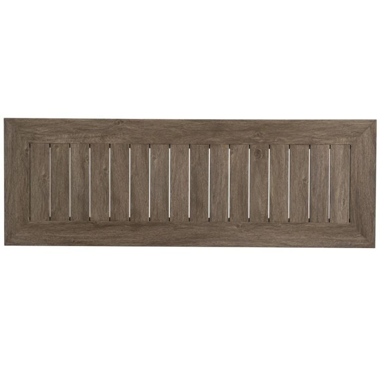 Lloyd Flanders Frontier 58" Aluminum Console Table 1 Lloyd Flanders Frontier 58" Aluminum Console Table