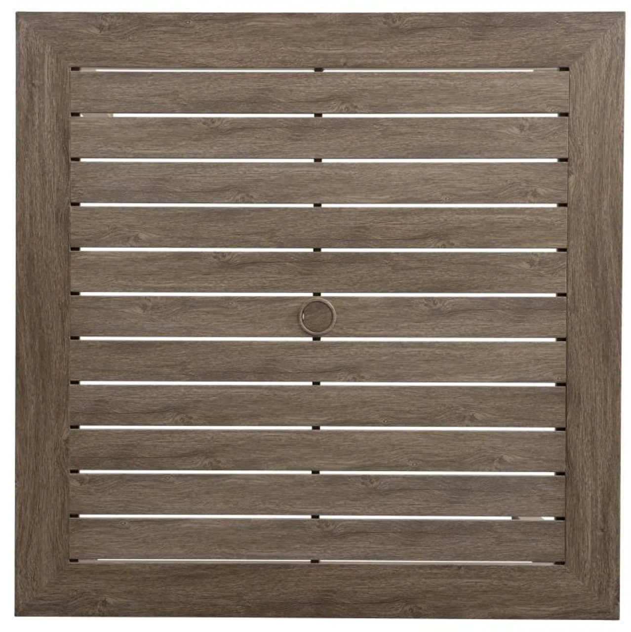 Lloyd Flanders Frontier 44" Aluminum Square Umbrella Dining Table 1 Lloyd Flanders Frontier 44" Aluminum Square Umbrella Dining Table