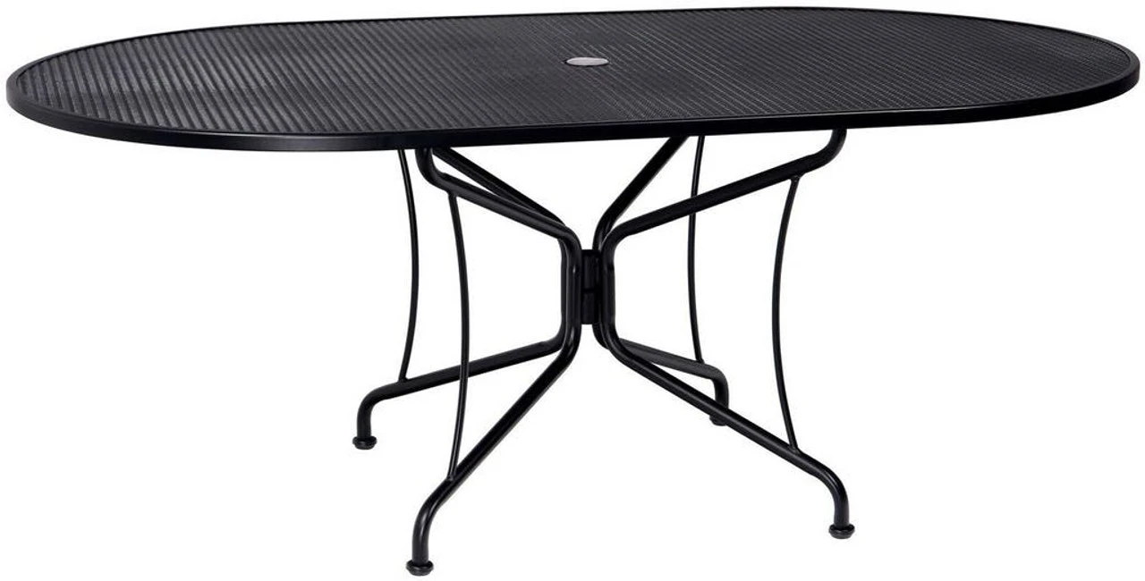 Woodard Wrought Iron Tucson 6 Seat Dining Set 6 Woodard Wrought Iron Tucson 6 Seat Dining Set - Image 6