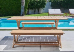 HiTeak 3-Piece Picnic Table Set