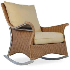 Lloyd Flanders Loom Mandalay Lounge Rocking Chair -Patio Furniture Store 27033347A edited 93742.1700160702