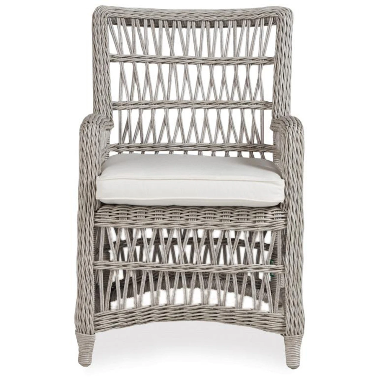 Lloyd Flanders Vinyl Wicker Mackinac Dining Armchair 2 Lloyd Flanders Vinyl Wicker Mackinac Dining Armchair - Image 2