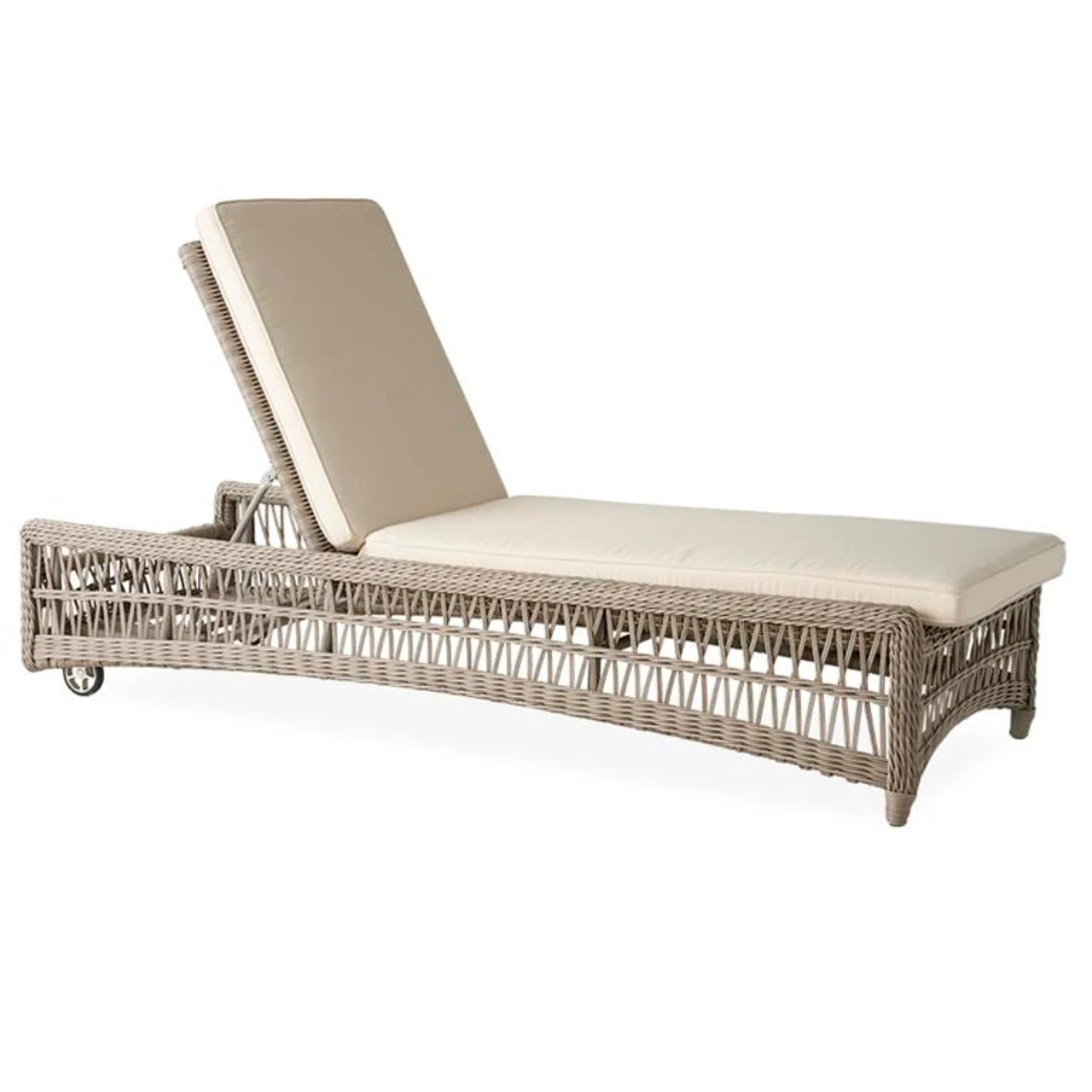 Lloyd Flanders Vinyl Wicker Mackinac Chaise Lounge Chair 5 Lloyd Flanders Vinyl Wicker Mackinac Chaise Lounge Chair - Image 5