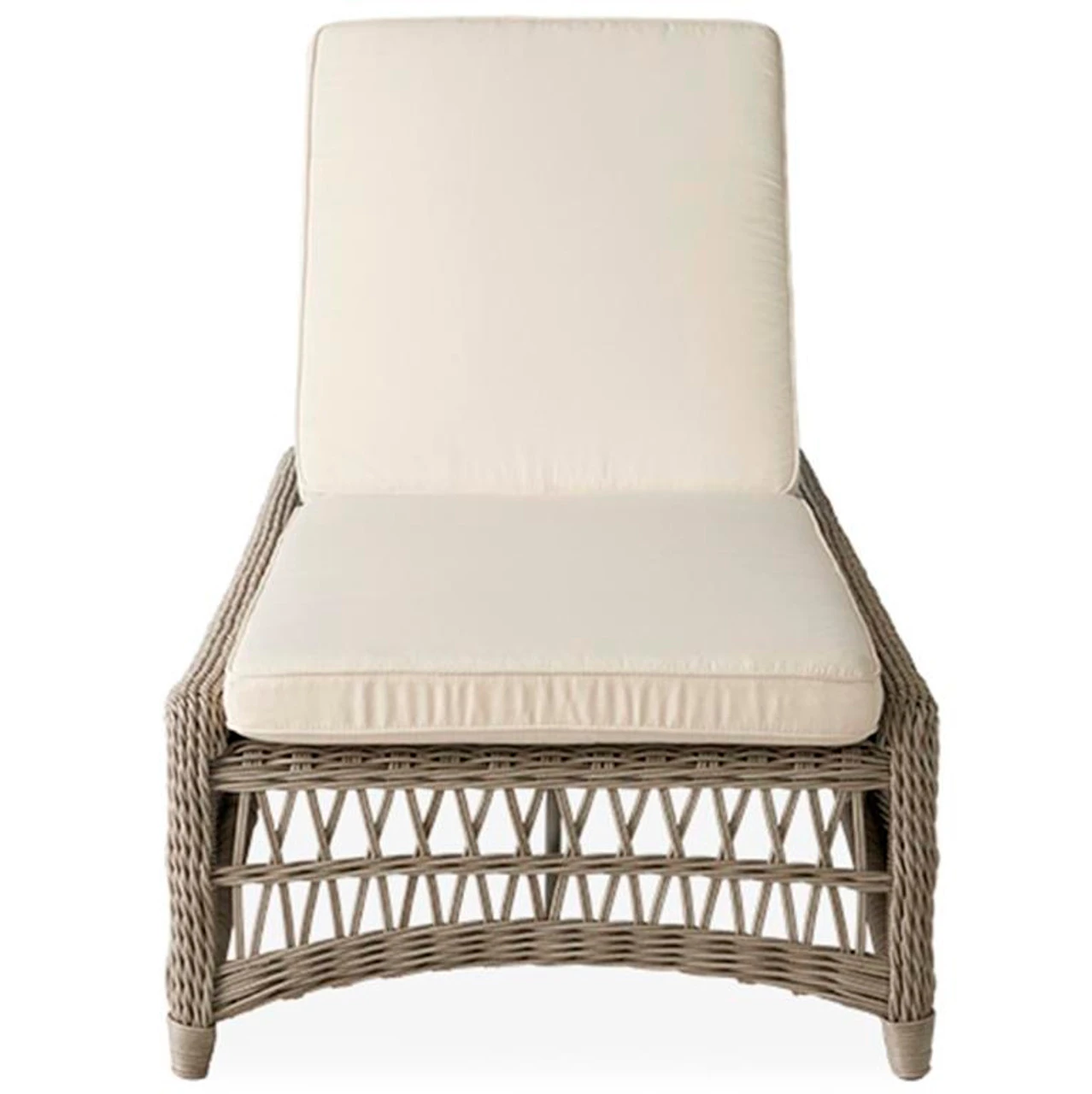 Lloyd Flanders Vinyl Wicker Mackinac Chaise Lounge Chair 2 Lloyd Flanders Vinyl Wicker Mackinac Chaise Lounge Chair - Image 2