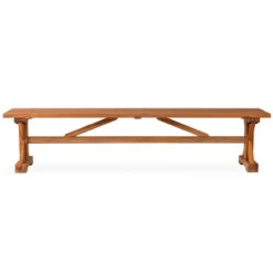 Lloyd Flanders Teak 79" Backless Dining Bench -Patio Furniture Store 286127 edited 87543.1699907587