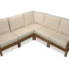 Regal Teak Deep Seating 5 Piece Sectional Set