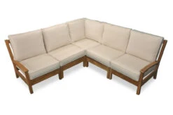 Regal Teak Deep Seating 5 Piece Sectional Set