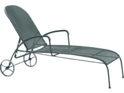 Woodard Wrought Iron Valencia Adjustable Chaise Lounge Chair