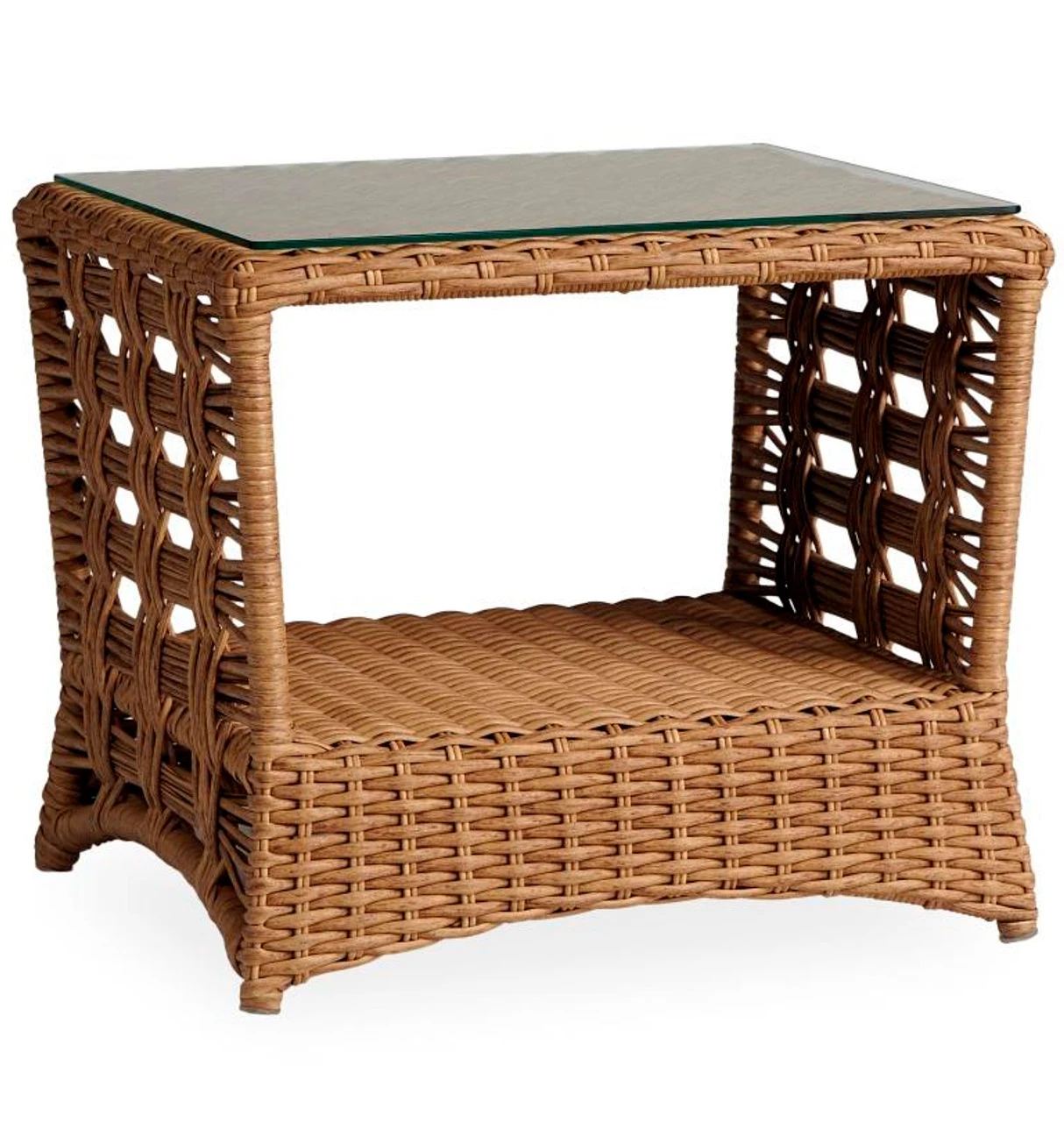 Lloyd Flanders Vinyl Wicker Magnolia 25" End Table 1 Lloyd Flanders Vinyl Wicker Magnolia 25" End Table