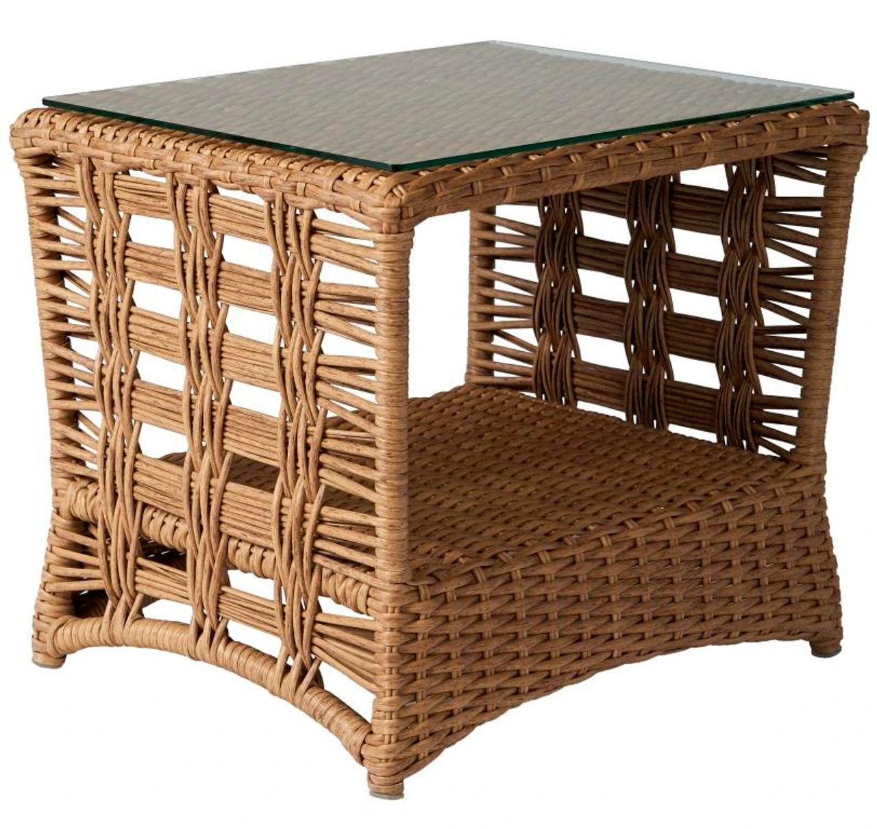 Lloyd Flanders Vinyl Wicker Magnolia 25" End Table 2 Lloyd Flanders Vinyl Wicker Magnolia 25" End Table - Image 2