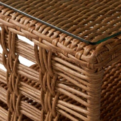 Lloyd Flanders Vinyl Wicker Magnolia 43" Cocktail Table 12 Lloyd Flanders Vinyl Wicker Magnolia 43" Cocktail Table -Patio Furniture Store 331044 detail edited 83624.1701196975