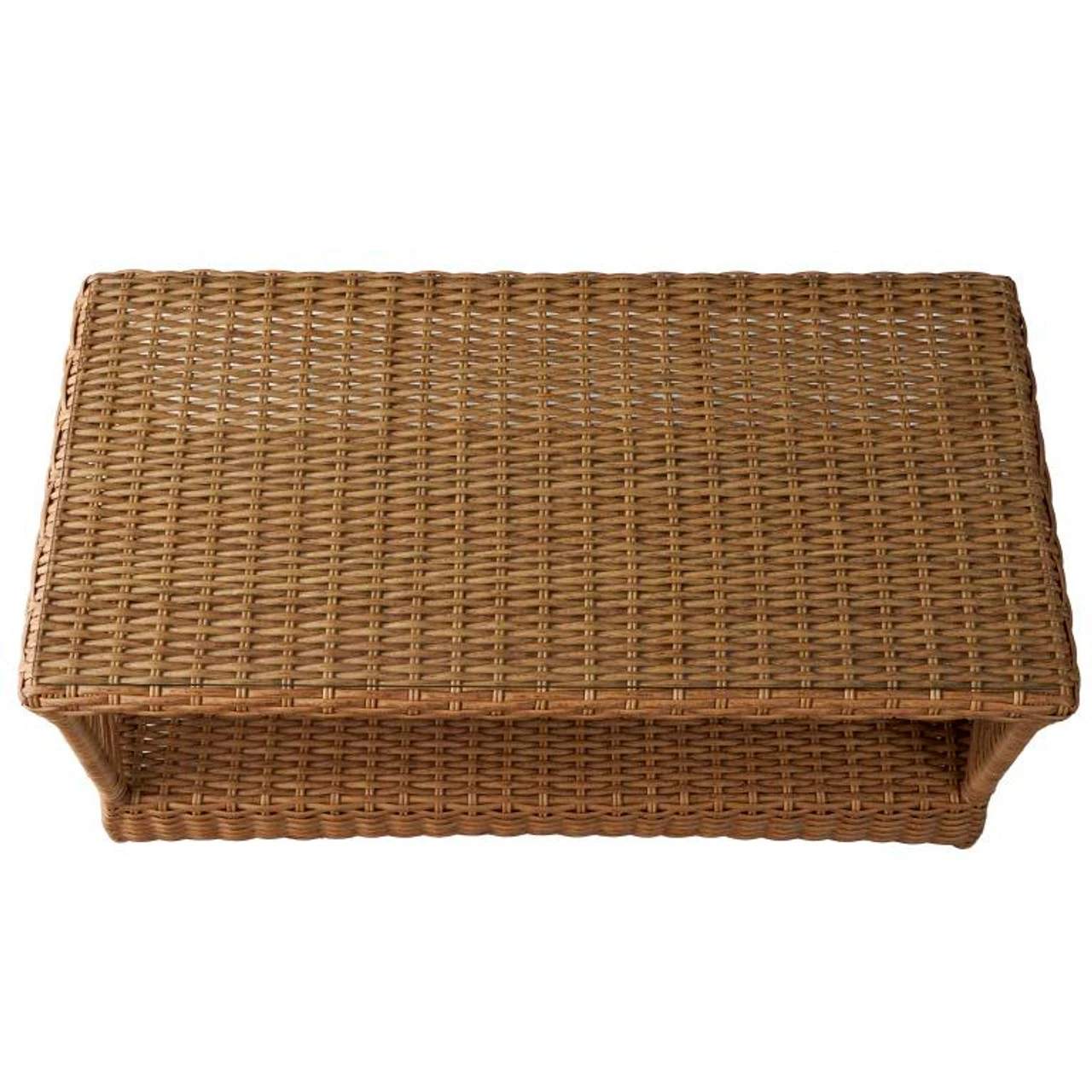 Lloyd Flanders Vinyl Wicker Magnolia 43" Cocktail Table 2 Lloyd Flanders Vinyl Wicker Magnolia 43" Cocktail Table - Image 2