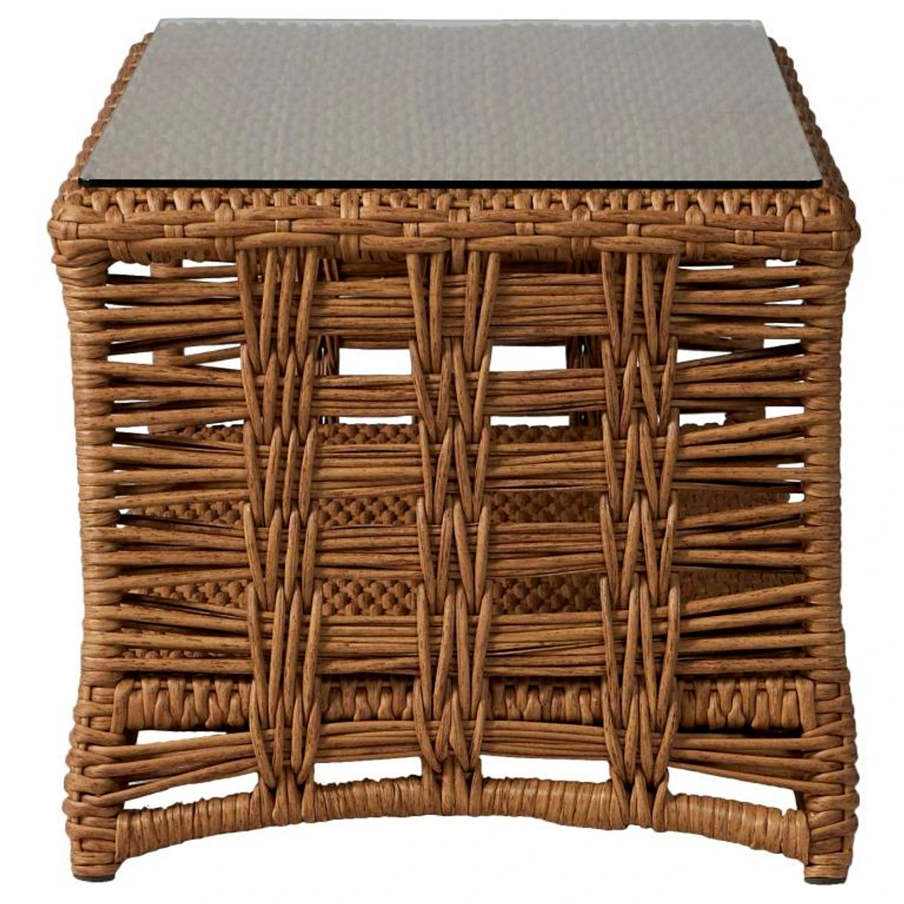 Lloyd Flanders Vinyl Wicker Magnolia 43" Cocktail Table 1 Lloyd Flanders Vinyl Wicker Magnolia 43" Cocktail Table