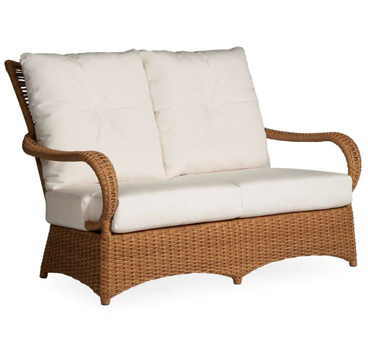 Lloyd Flanders Vinyl Wicker Magnolia Loveseat 6 Lloyd Flanders Vinyl Wicker Magnolia Loveseat - Image 6