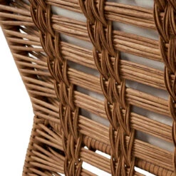 Lloyd Flanders Vinyl Wicker Magnolia Loveseat