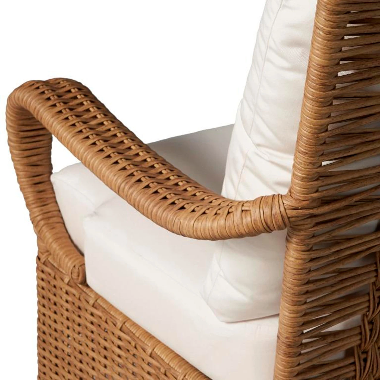 Lloyd Flanders Vinyl Wicker Magnolia Swivel Gliding Lounge Chair 2 Lloyd Flanders Vinyl Wicker Magnolia Swivel Gliding Lounge Chair - Image 2