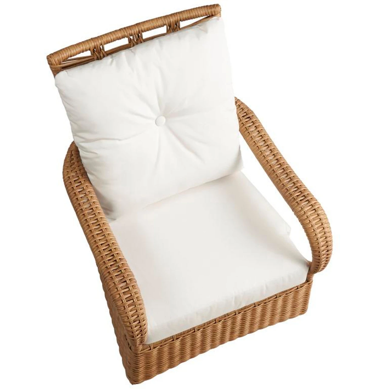 Lloyd Flanders Vinyl Wicker Magnolia Swivel Gliding Lounge Chair 1 Lloyd Flanders Vinyl Wicker Magnolia Swivel Gliding Lounge Chair