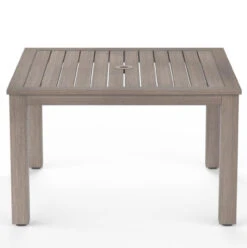 Sunset West Laguna 48" Square Umbrella Dining Table