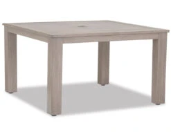 Sunset West Laguna 48" Square Umbrella Dining Table -Patio Furniture Store 3501 T48 edited 01677.1709062691