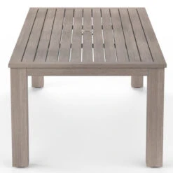 Sunset West Laguna 90" Rectangular Umbrella Dining Table