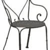 Woodard Parisienne Wrought Iron Bistro Arm Chair