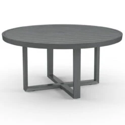 Sunset West Redondo 60" Round Umbrella Dining Table 7 Sunset West Redondo 60" Round Umbrella Dining Table -Patio Furniture Store 3801 RDT60 SILO IMAGE 2 edited 91640.1708460397