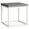 Lloyd Flanders Universal Aluminum 20" Square End Table - White Finish