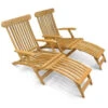 Regal Teak Steamer Chairs - Set Of 2