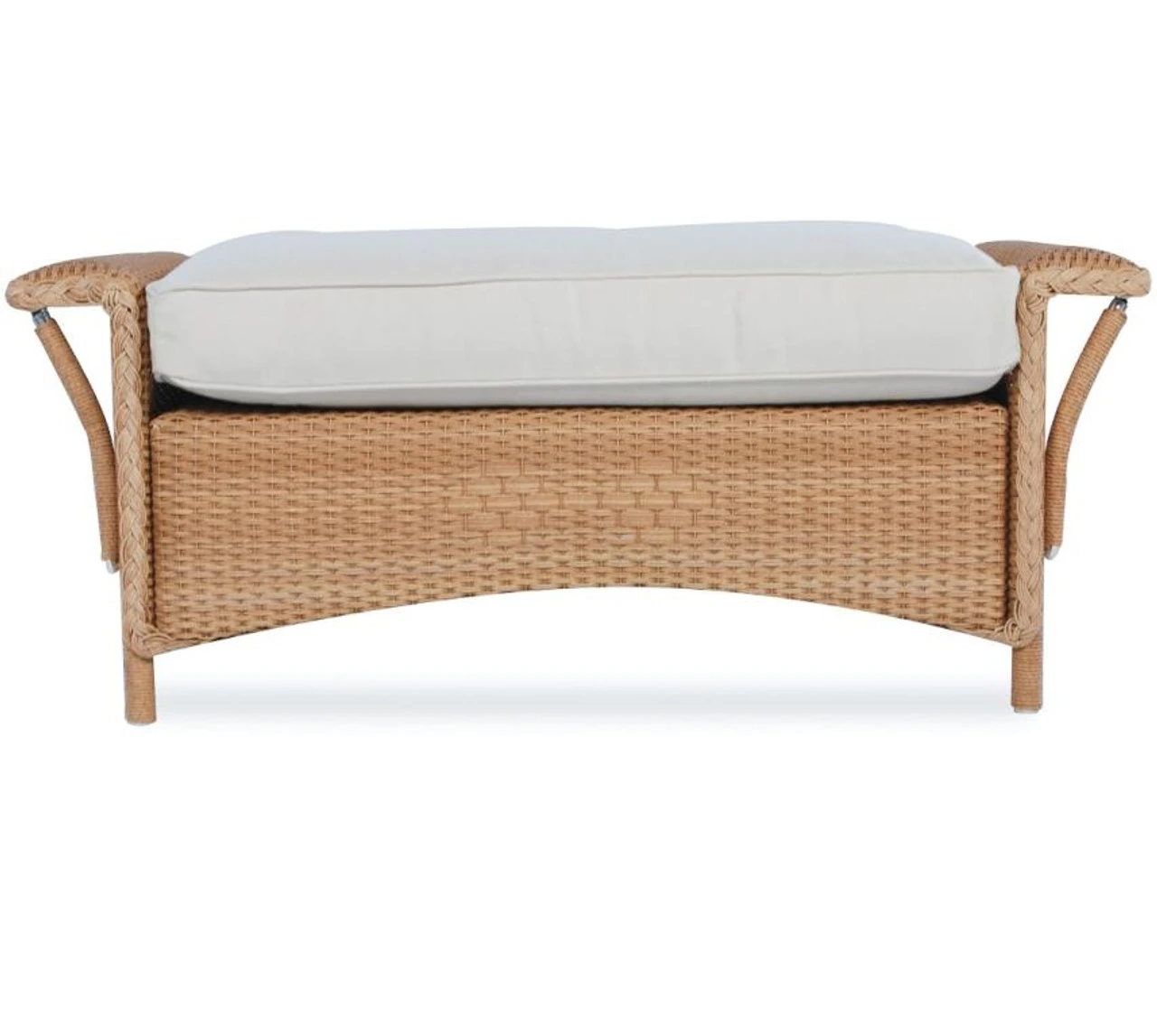 Lloyd Flanders Loom Nantucket Large Ottoman 4 Lloyd Flanders Loom Nantucket Large Ottoman - Image 4