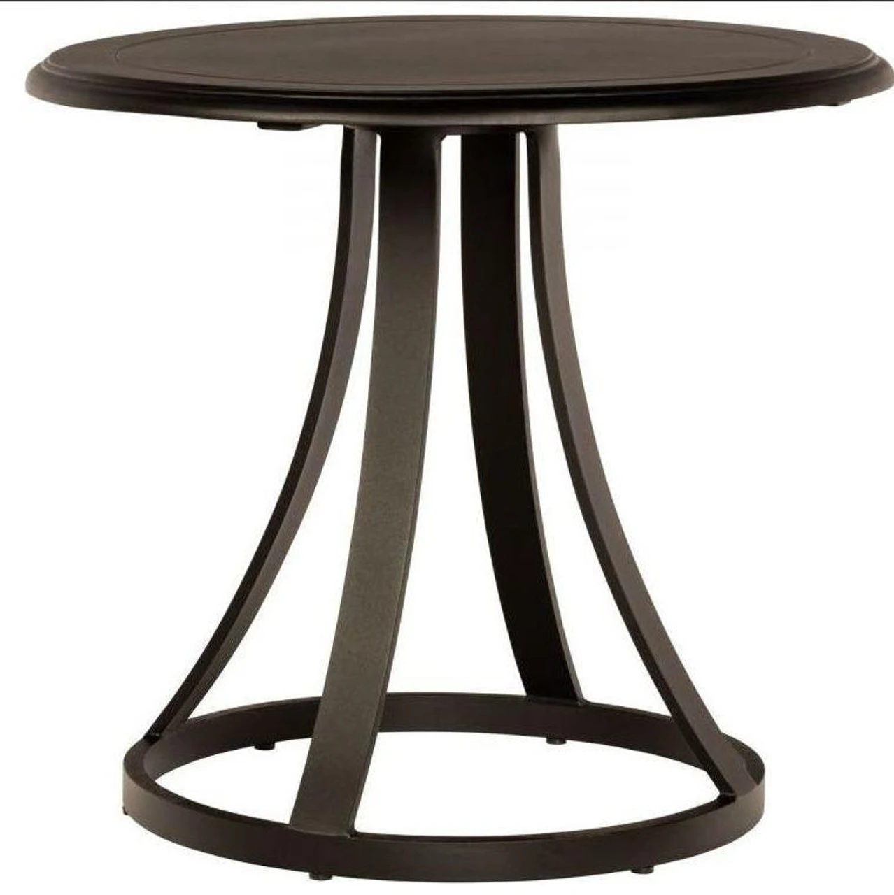 Woodard Aluminum Solid Top 32" Round Bistro Table 1 Woodard Aluminum Solid Top 32" Round Bistro Table
