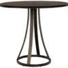 Woodard Aluminum Solid Top 48" Round Umbrella Bar Table
