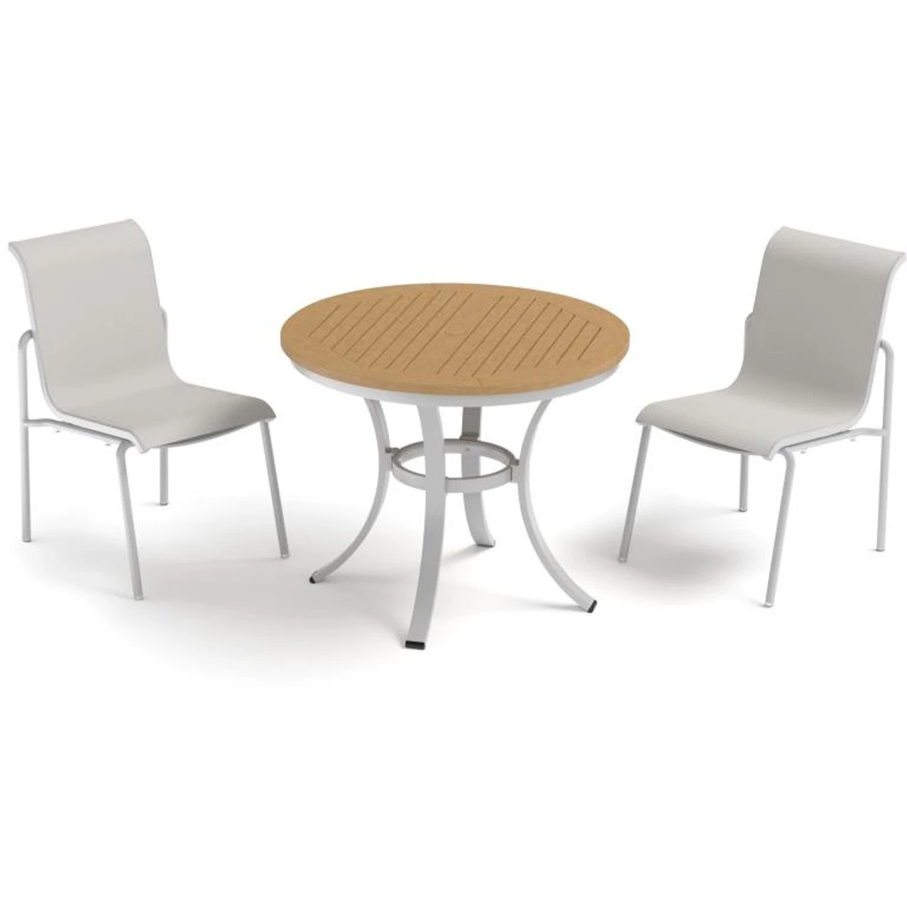 Oxford Garden Orso Sling 36" Round 2 Seat Bistro Set - July 4th Sale - Good 'til The 8th! 9 Oxford Garden Orso Sling 36" Round 2 Seat Bistro Set - July 4th Sale - Good 'til The 8th! - Image 9