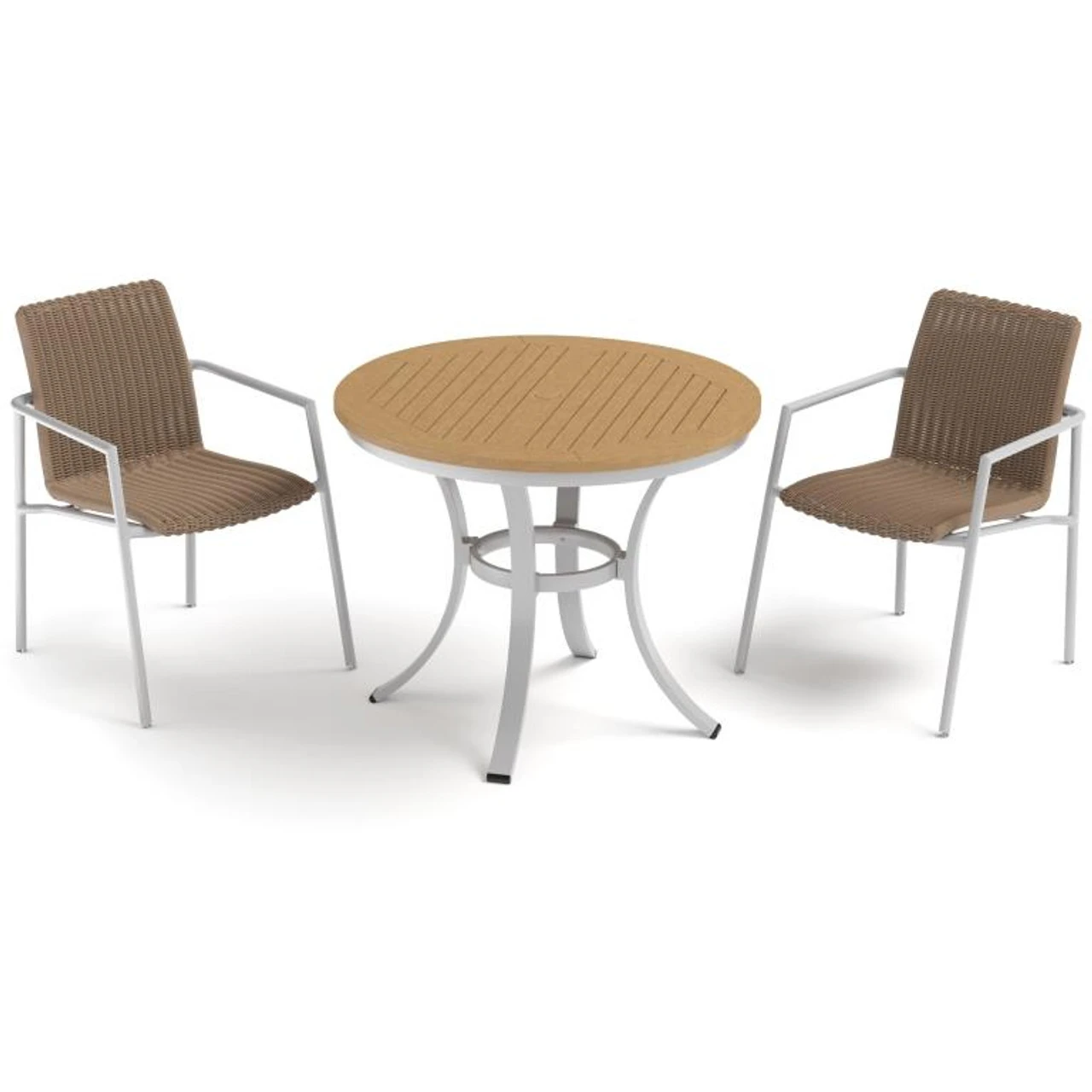 Oxford Garden Orso Sand Colored Wicker 36" Round 2 Seat Bistro Set - July 4th Sale - Good 'til The 8th! 3 Oxford Garden Orso Sand Colored Wicker 36" Round 2 Seat Bistro Set - July 4th Sale - Good 'til The 8th! - Image 3