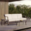 Oxford Garden Markoe 4 Piece Lounge Set - Bliss Linen Cushion - July 4th Sale - Good 'til The 8th!