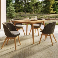 Oxford Garden Tulle Wicker & Teak 4 Seat Dining Set - July 4th Sale - Good 'til The 8th! 7 Oxford Garden Tulle Wicker & Teak 4 Seat Dining Set - July 4th Sale - Good 'til The 8th! -Patio Furniture Store 6175 App edited 92818.1677790300