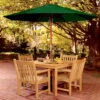 Oxford Garden 6' Octagonal Market Umbrella - Wood Pole