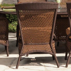 Lloyd Flanders Vinyl Wicker Grand Traverse Dining Side Chair