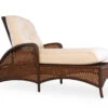 Lloyd Flanders Vinyl Wicker Grand Traverse Chaise Lounge Chair