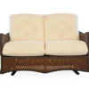Lloyd Flanders Vinyl Wicker Grand Traverse Loveseat Glider
