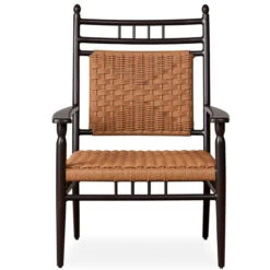 Lloyd Flanders Vinyl Wicker Low Country Woven Lounge Chair -Patio Furniture Store 77202 edited 25122.1675275123