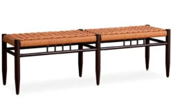 Lloyd Flanders Teak & Wicker Low Country 6 Seat Dining Set With Bench -Patio Furniture Store 77227A edited 80347.1675360274