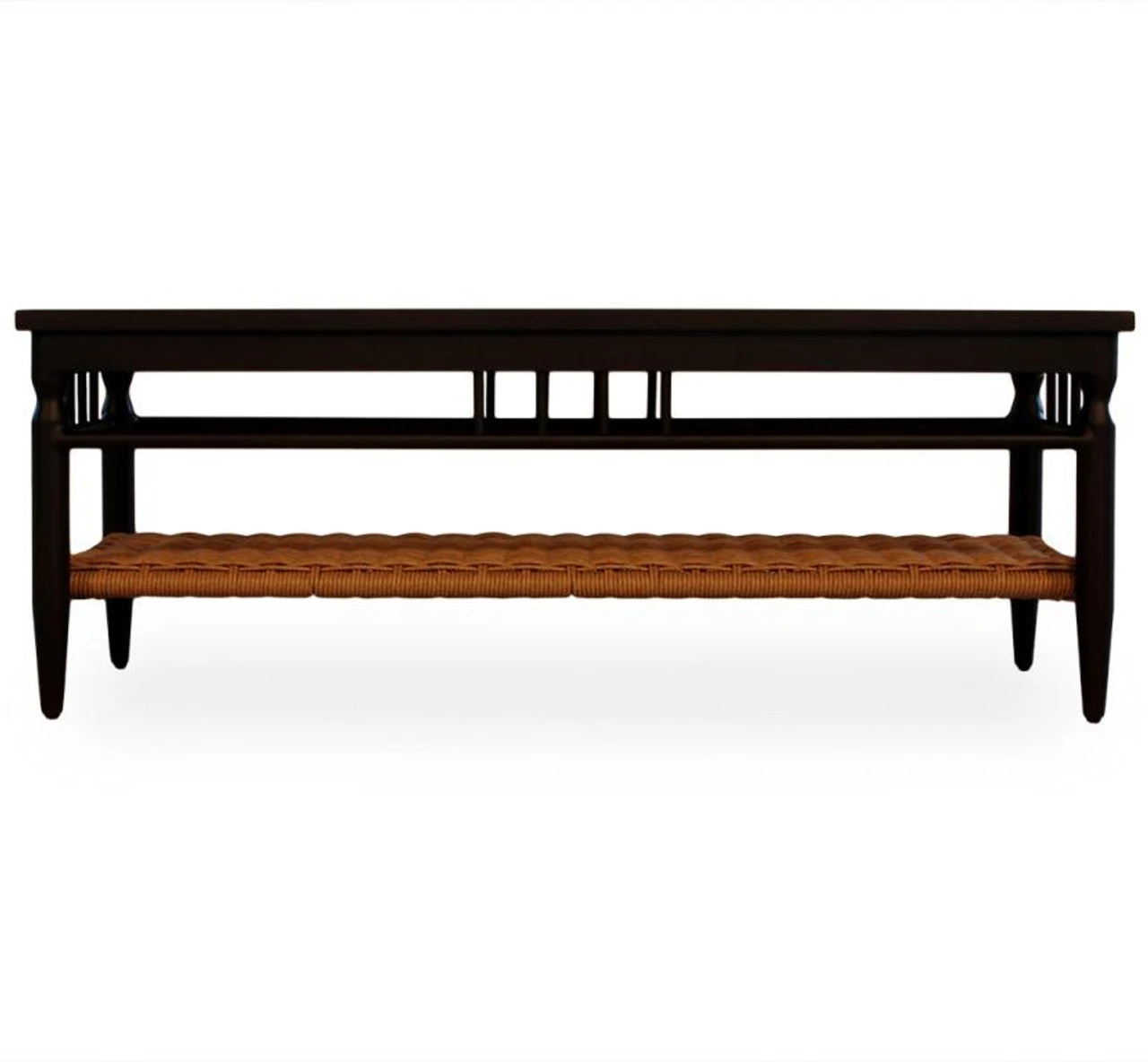 Lloyd Flanders Vinyl Wicker Low Country 49" Rectangular Cocktail Table 1 Lloyd Flanders Vinyl Wicker Low Country 49" Rectangular Cocktail Table