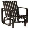 Woodard Aluminum Colfax Single Glider Chair