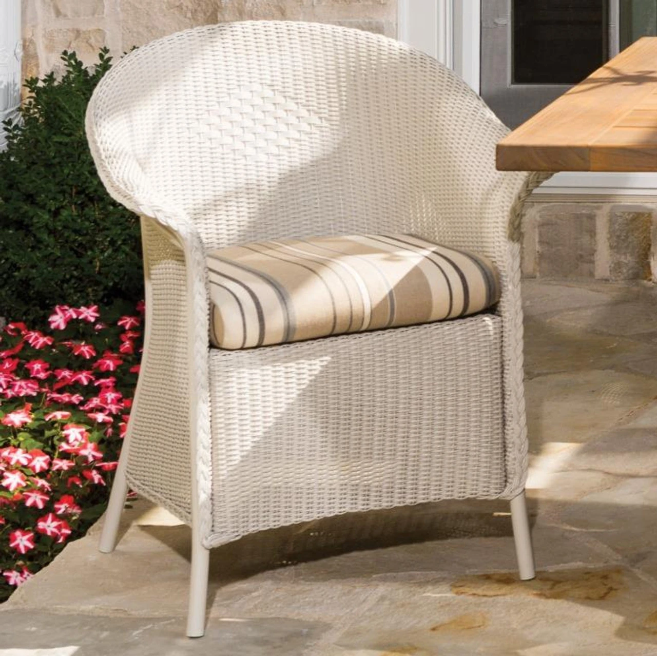 Lloyd Flanders Heirloom Loom Dining Armchair 2x2 1 Lloyd Flanders Heirloom Loom Dining Armchair 2x2