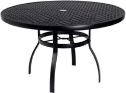 Woodard Aluminum Belden Sling 4 Seat Dining Set 8 Woodard Aluminum Belden Sling 4 Seat Dining Set -Patio Furniture Store 826148WL dining table lattice 48 11153.1677274434
